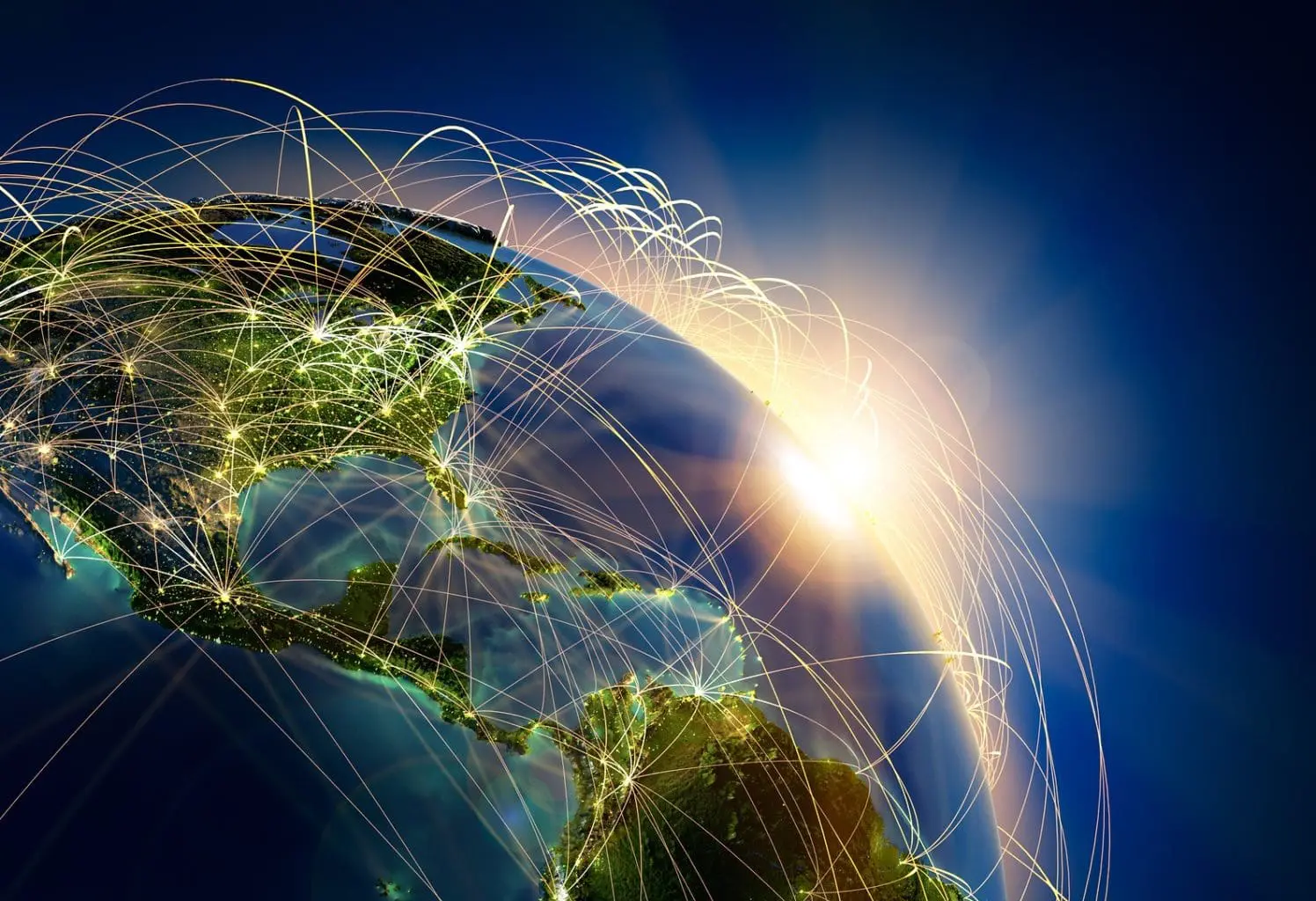 bigstock-The-Main-Air-Route-Over-Centra-32194781