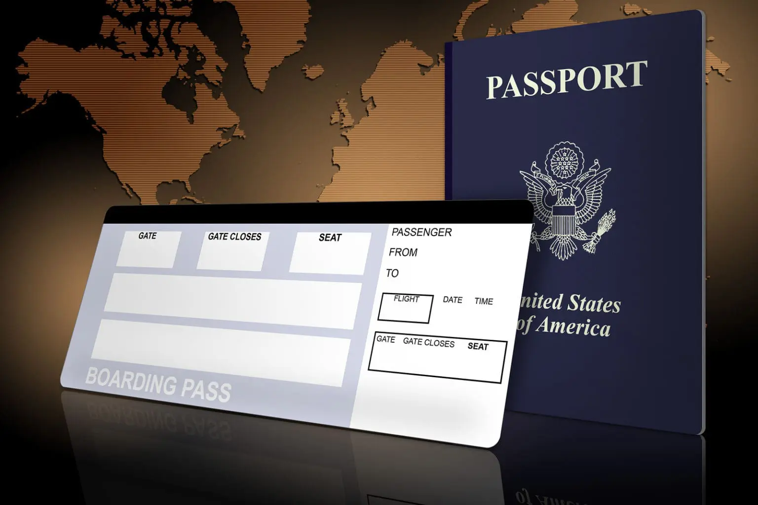 Passport And Airline Ticket