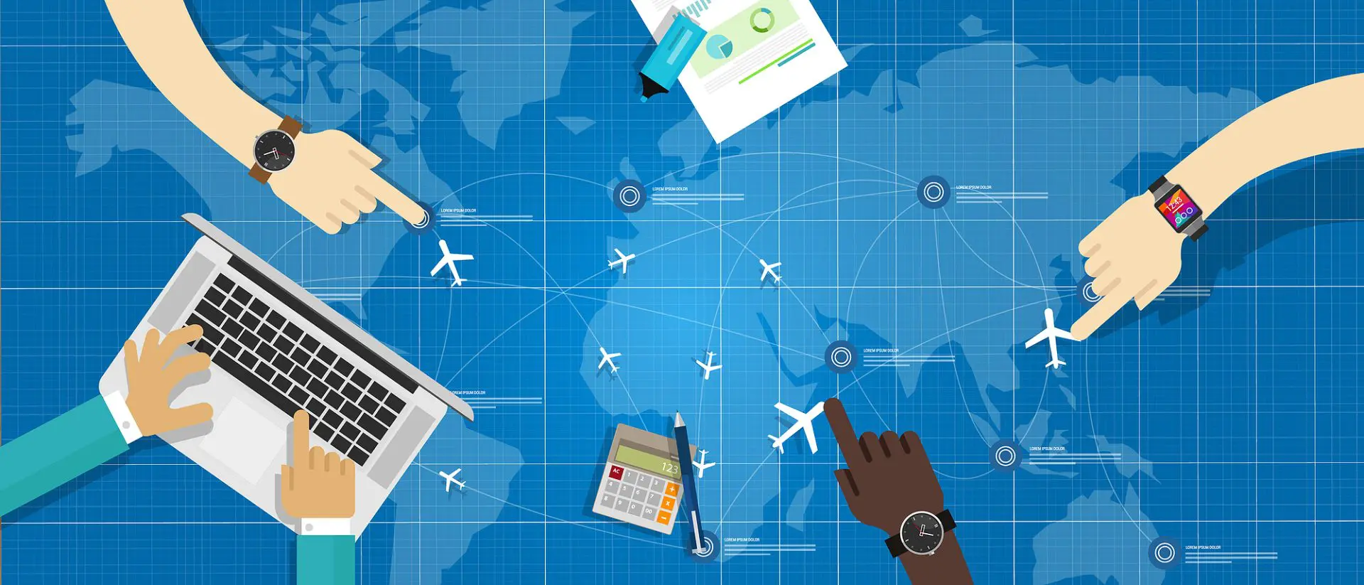 manage plane air traffic control distribution aircraft